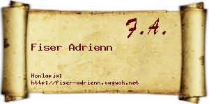 Fiser Adrienn névjegykártya